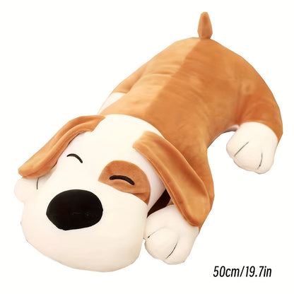 Adorable Soft Climbing Dog Plush Toy Pillow - Cozy Home Decor Cushion in Light Brown/Grey, Knitted Spandex Fabric - Perfect Gift for Thanksgiving, Christmas, New Year, Valentine's Day & Other Holidays, Festive Cushion|Cartoon