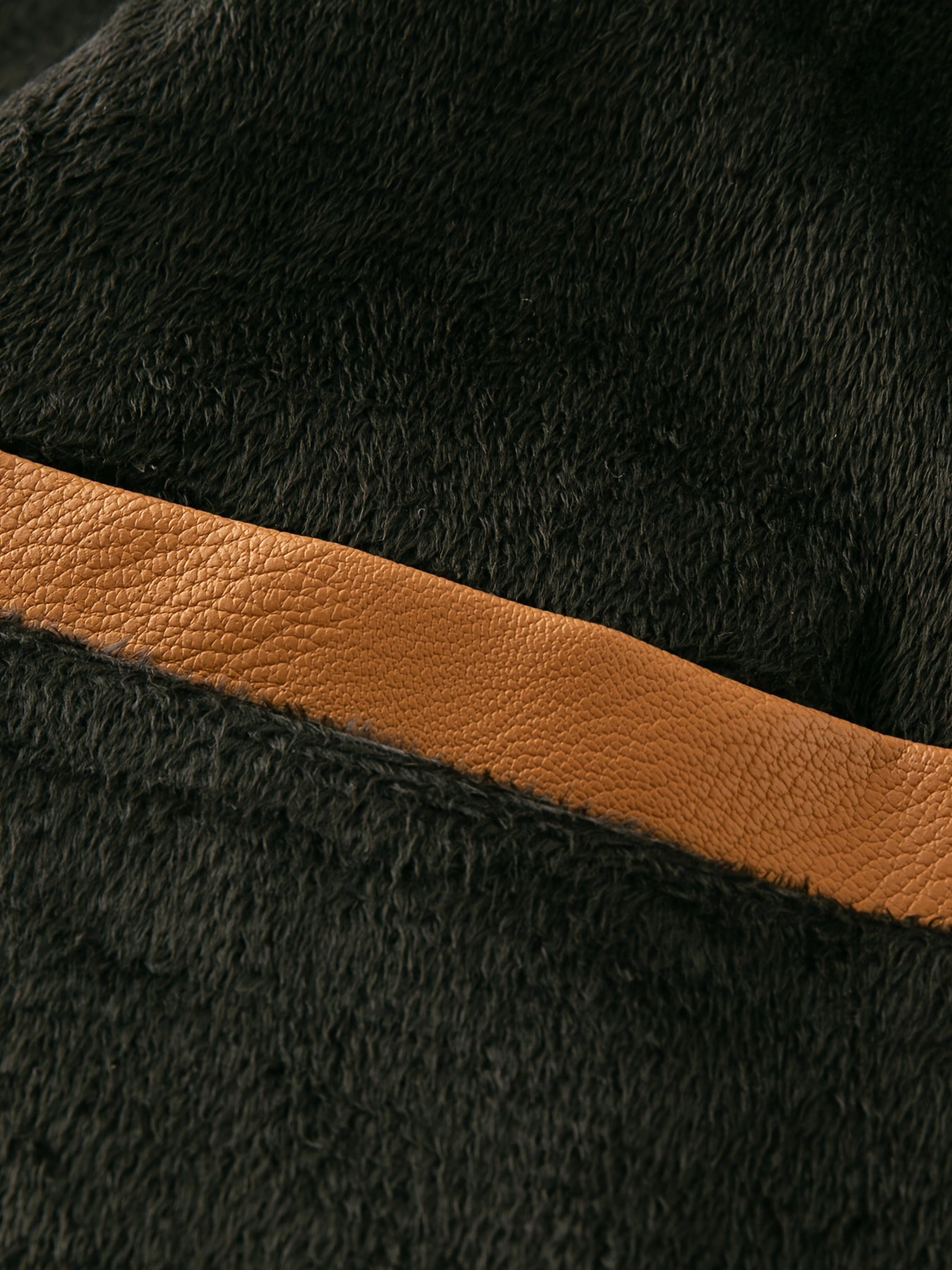 Men's Heavy-Duty Jacket - Thick Collar & Zippered Pockets, Brown/, Motorcycle-Ready Workwear Coat for Construction, Commuting - Non-Stretch Exterior & Polyester Lining - Autumn/Winter Outerwear, Casual Workwear, Embroidered D