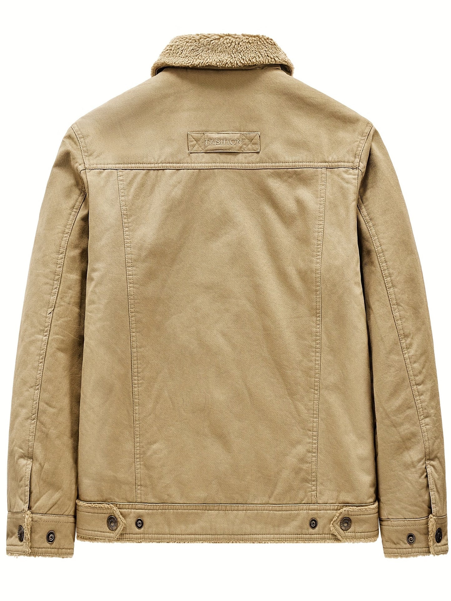 Տղամարդկանց բարձրակարգ, նորաձև, առօրյա, բազմակողմանի, բրդյա ծածկույթով, հաստ, քամուց պաշտպանող, տաք, գլխարկով ձմեռային բաճկոն