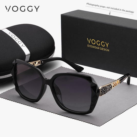 VOGGY Գերչափսի բևեռացված UV400 արևային ակնոցներ տղամարդկանց և կանանց համար