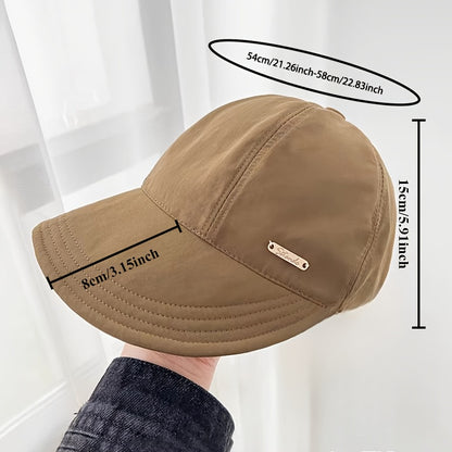 Four Seasons Women's Shopping Travel Sports Large Brim Duckbill Sun Hat Spring and Summer Model Sun Protection Quick Dry Waterproof