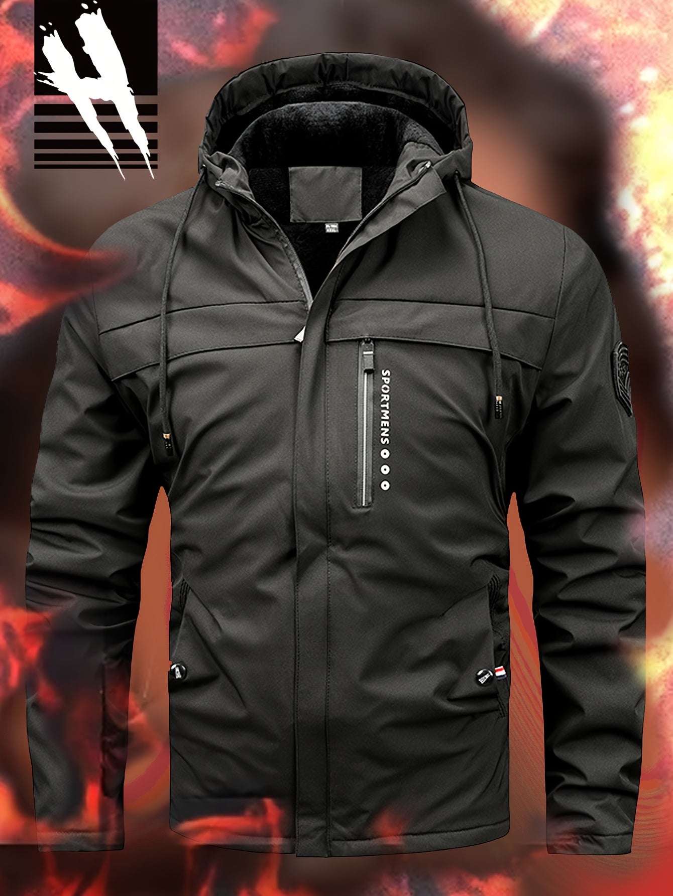 Men's Slim-Fit Korean Style Casual Windbreaker for Fall