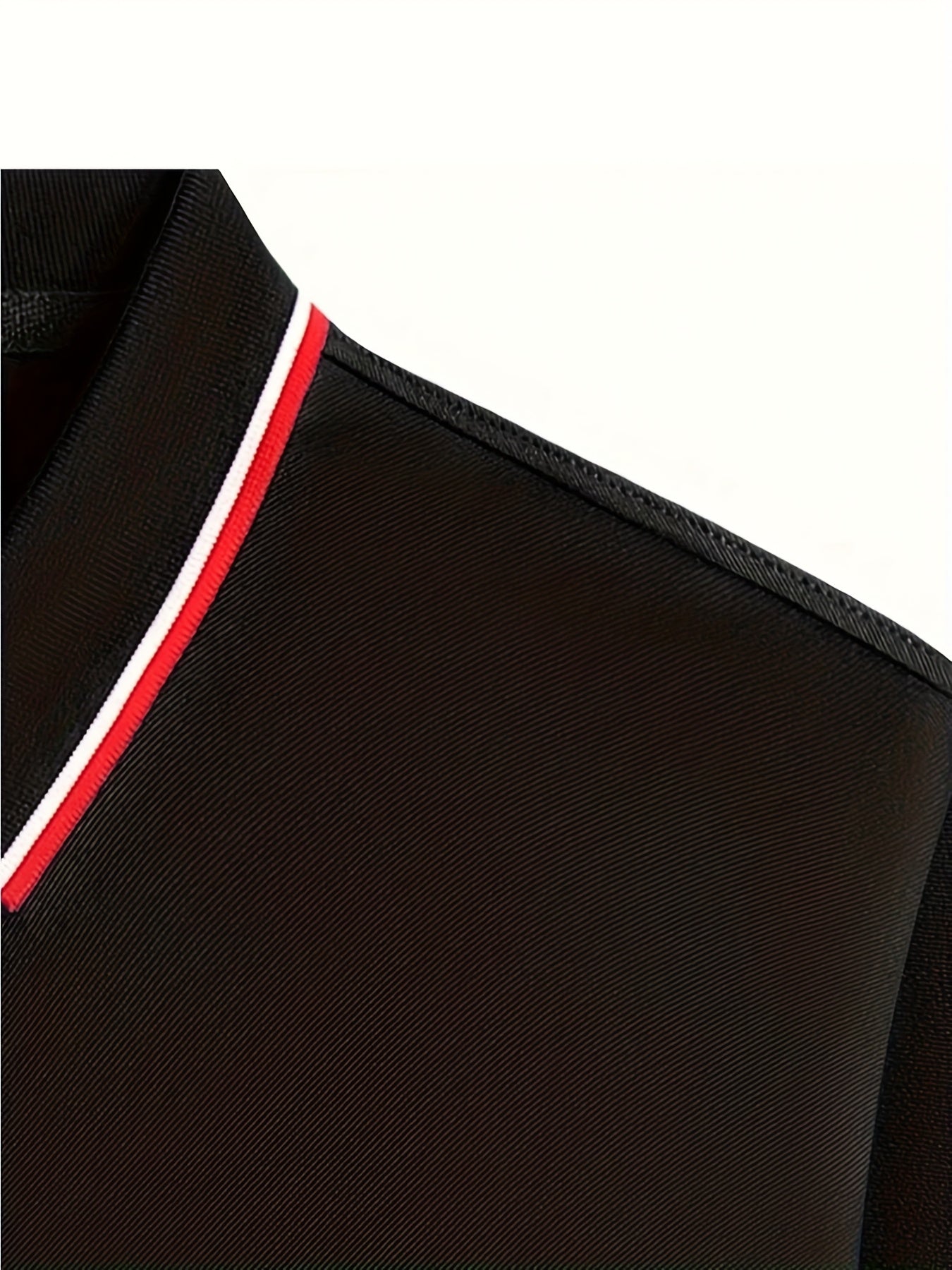 Men'S Comfortable POLO Shirt | Classic Button-Up Lapel Collar, Casual Style, Short Sleeve, Solid Color - ayq