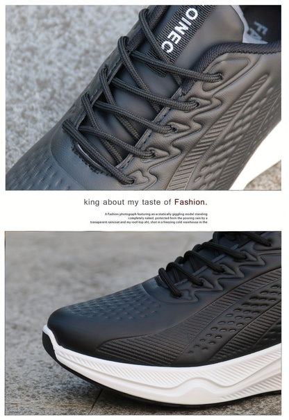 Men'S Shoes for Autumn And Winter, Versatile Work Shoes, Trendy And Fashionable, Non-Slip, Lightweight Sports Shoes for Students, Running Shoes for Boys - ayq