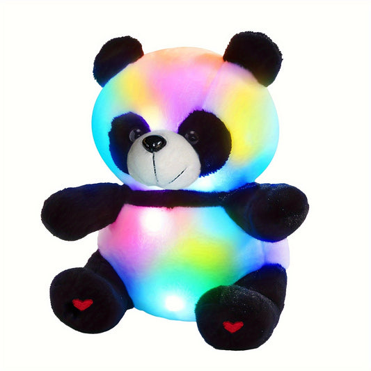 Illuminated Panda Plush Toy Night Light for Nursery, Perfect Gift for Toddler Girls' Birthdays