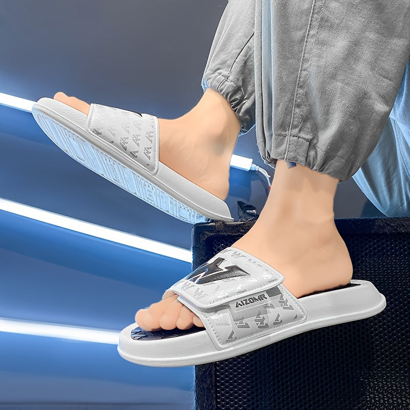 Men's Streetwear Slides with Non-Slip Sole - Casual EVA Sandals