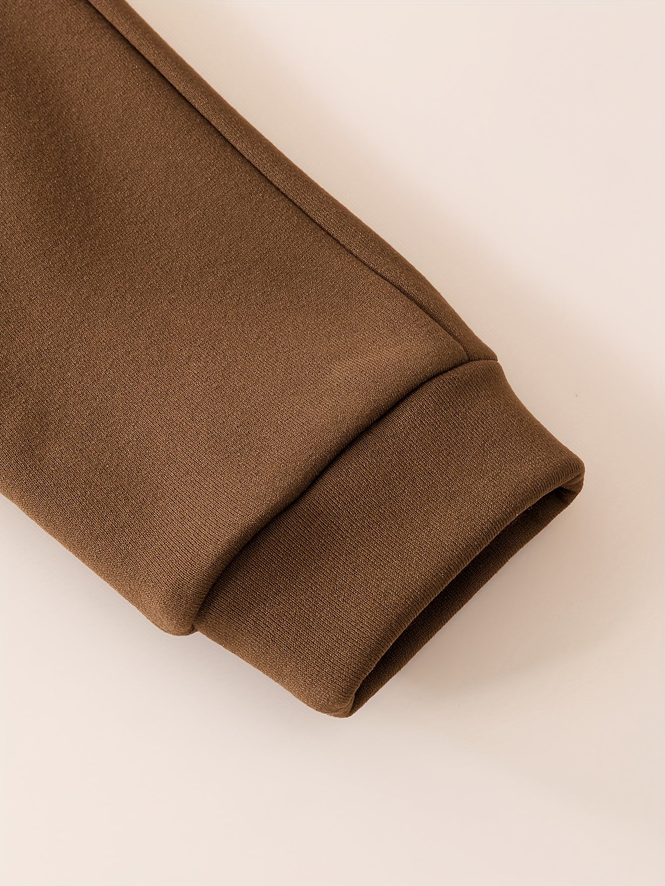 Աշնանային ձմեռային նոր, հաստ, կլոր վզով սվիտեր, երկար թևքերով, 3 գույնանի, պատչվորք, խաչաձև նախշերով, տառերով պատչ, տաք, հարմարավետ, առօրյա, բազմակողմանի սպորտային տաբատ, 2 հատանոց հավաքածու, DONABEBE, բացօթյա օգտագործման համար