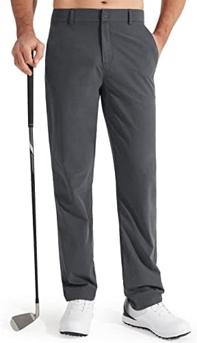 Men's Stretch Golf Pants Lightweight Casual Work Trousers