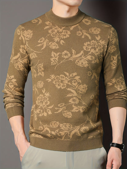 Նոր աշնանային և ձմեռային հավաքածուն ներառում է տղամարդկանց երկարաթև տրիկոտաժե սվիտեր՝ ծաղկային նախշերով, ձևավորված ակոսավոր դետալներով: Այս առօրյա և ոճային սվիտերը կատարյալ է աշնանային և ձմեռային սեզոններին ամենօրյա կրելու համար: