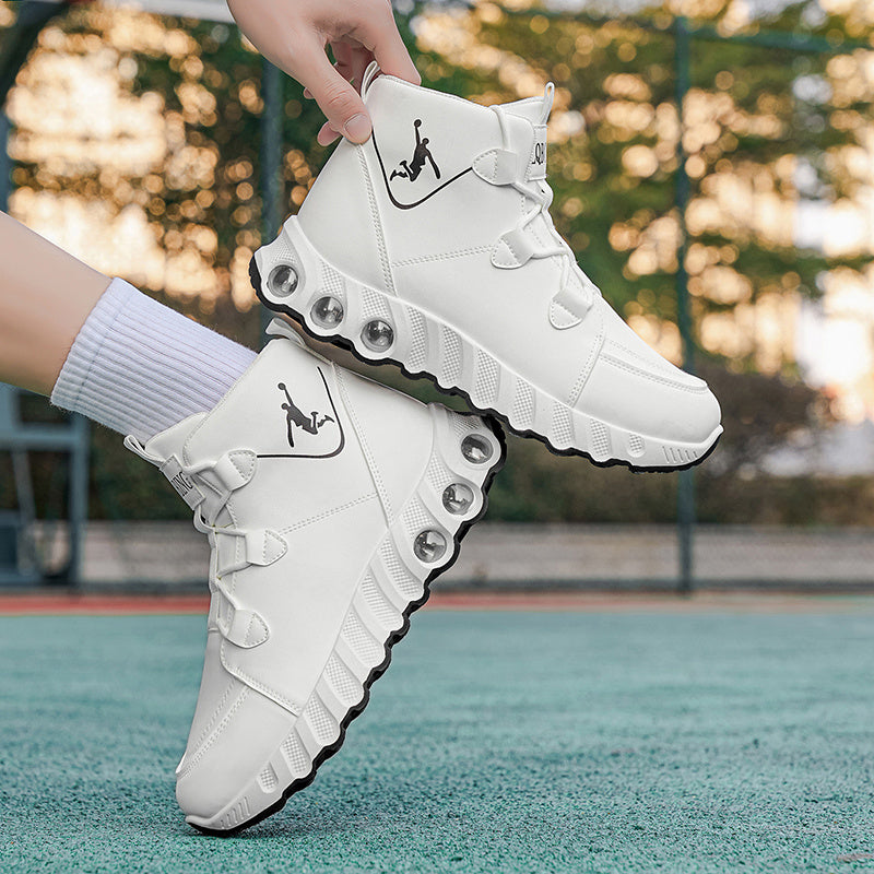 Men's All-Season Outdoor Running Shoes with Durable PVC Sole
