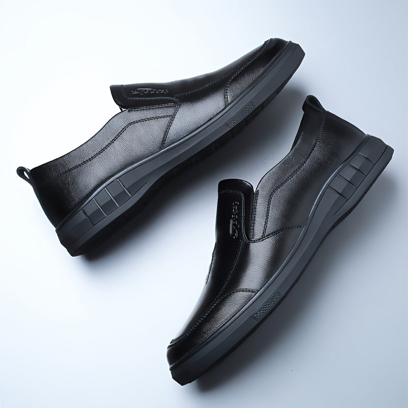 Men's Casual Business Slip-On Shoes, Lightweight & Comfortable