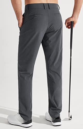 Men's Stretch Golf Pants Lightweight Casual Work Trousers
