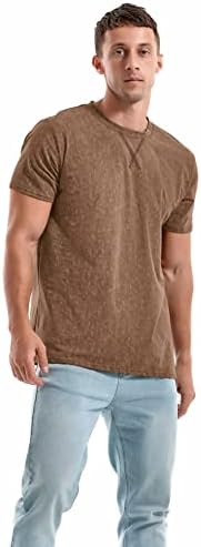 Men's Cotton Crew Neck T-Shirts - Lightweight Summer Tees S-4XL