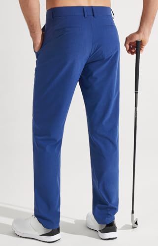 Men's Stretch Golf Pants Lightweight Casual Work Trousers