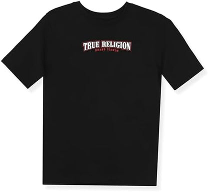 True Religion տղաների գրաֆիկական բամբակյա շապիկ՝ ոճային, ամենօրյա