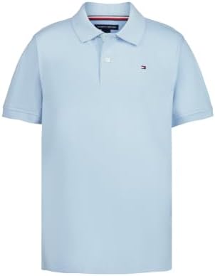 Tommy Hilfiger Boys' Short Sleeve Polo Shirt – Soft Pique Fabric