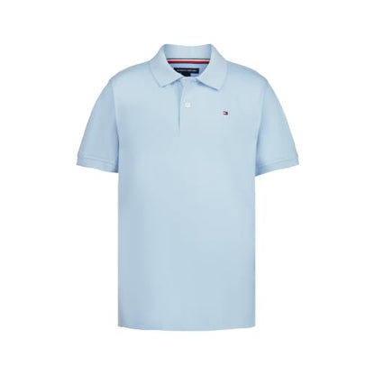 Tommy Hilfiger Boys' Short Sleeve Polo Shirt – Soft Pique Fabric