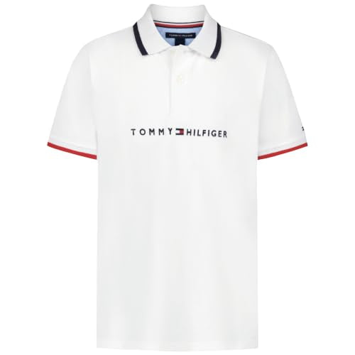 Tommy Hilfiger Boys' Short Sleeve Polo Shirt – Soft Pique Fabric