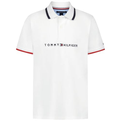 Tommy Hilfiger Boys' Short Sleeve Polo Shirt – Soft Pique Fabric