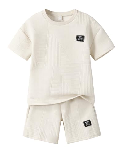 Boys Summer Short Sleeve Top & Shorts Set Casual Outfit