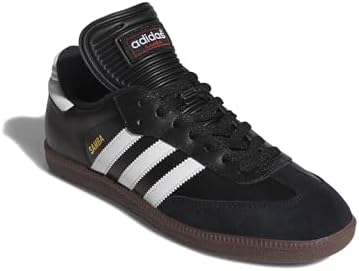 Men's Samba Classic Indoor Soccer Shoes Leather Upper