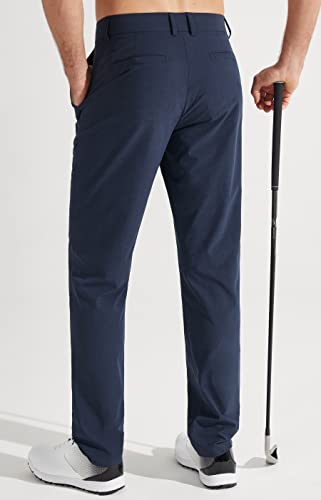 Men's Stretch Golf Pants Lightweight Casual Work Trousers