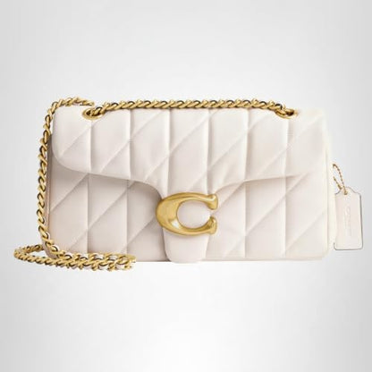 Coach Women's Quilted Tabby Leather Shoulder Bag