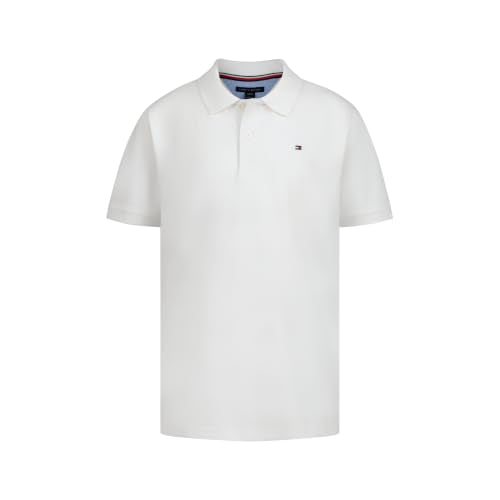 Tommy Hilfiger Boys' Short Sleeve Polo Shirt – Soft Pique Fabric