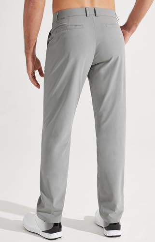 Men's Stretch Golf Pants Lightweight Casual Work Trousers