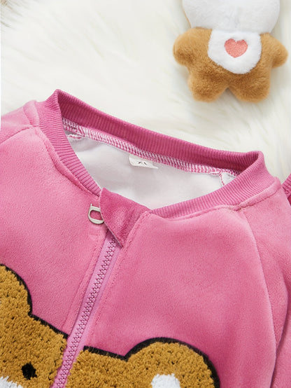 Three-Piece Autumn and Winter Children'S Clothing Baby Girls Set, for Outdoor