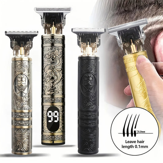 YAIAWISU Men's -Like Electric Hair Clipper & Beard Trimmer - USB- Operation, T-Shaped Blade with 4 Adjustable Speeds (Limited Combs), Self-Cleaning Design, Lithium-Free -Free Technology, All-in-One Hair Cutting