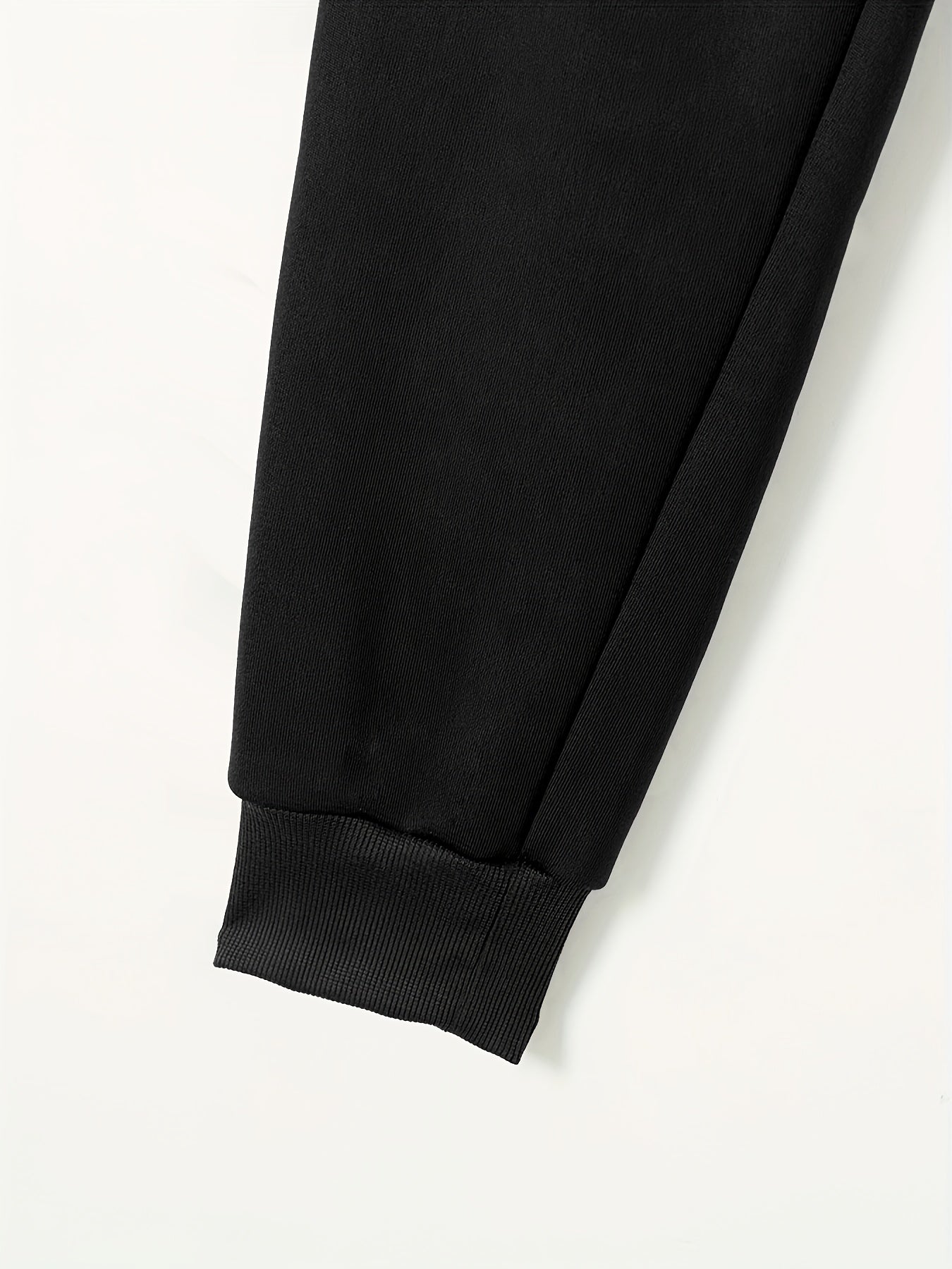 Men'S Trendy And Minimalist Triangular Striped Logo Hoodie And Sweatpants Set for Spring And Autumn, Featuring a Loose And Comfortable Design Suitable for Sports And Leisure, Machine Washable