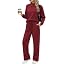 Ekouaer Women's Mock Neck Lounge Set with Wide Leg Pants