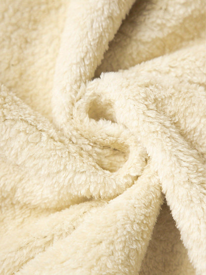 2pcs Boys' Fashion Fleece-Lined Thickened Jacket + Pants Set, Stylish Zip-Up Hoodie and Casual Sportswear Outfit for Autumn/Winter, Perfect Gift, Perfect for Outdoor, Autumn/winter Coat For Boy, Sportswear Suit For Boy, Boy C