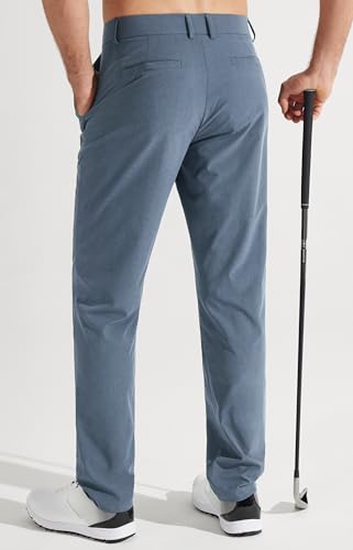 Men's Stretch Golf Pants Lightweight Casual Work Trousers