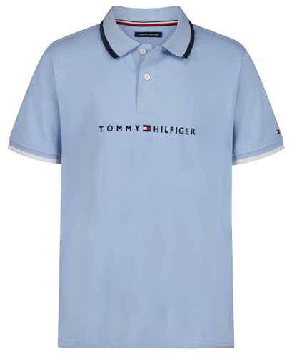 Tommy Hilfiger Boys' Short Sleeve Polo Shirt – Soft Pique Fabric
