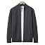 Men's Full Zip Mock Neck Cardigan Sweater with Pattern