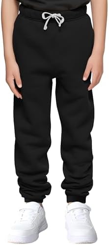 Boys' Cotton Jogger Sweatpants 3-Pack with Pockets