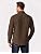 Men's Long Sleeve Button-Up Shirt Jacket with Flap Pockets