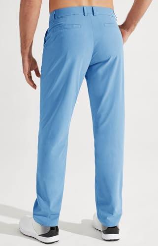 Men's Stretch Golf Pants Lightweight Casual Work Trousers