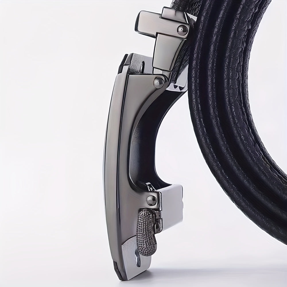 【No Box】2pcs CKIRUV Men's Wallet & Belt Matching Set - Buckle Business Belt & Wallet Combo, no Gift Boxed for, Husband, Boyfriend (Valentine's Day/Father's Day Present), Suitable for Business & Casual Wear