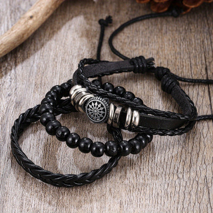 5 հատ տղամարդու գործնական ժամացույց՝ ոճային կլոր քվարցային ժամացույց՝ էլեկտրոնային մեխանիզմով + երեք թևնոցով, նորաձև ակնոց, հարմար է գրասենյակի և պաշտոնական առիթների համար՝ իդեալական նվեր մասնագետների համար