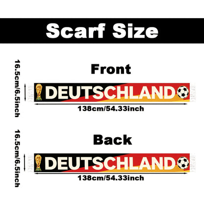 2026 FIFA US-Canada-Mexico World Cup Fan Scarf – Sports Style