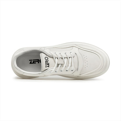 Men's Genuine Leather Casual Platform Sneakers - Breathable Spring Sho