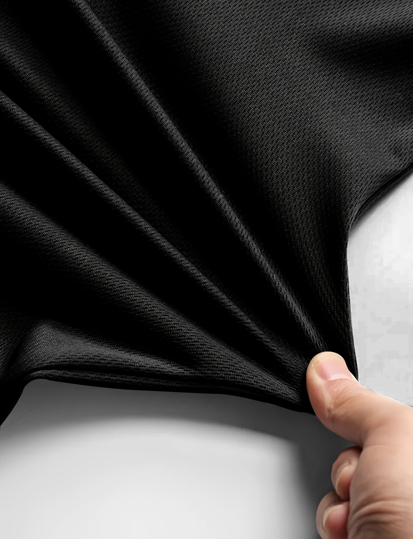 New Style Half-zip Short Sleeve, Casual Fashion Quick-dry Breathable Lapel Short Sleeve, Popular Men's Top - ayq