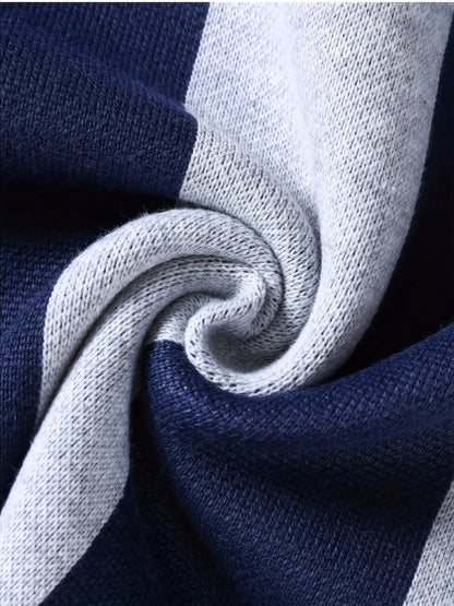 Նոր միջսահմանային աշնանային և ձմեռային տղամարդկանց ոճային ժակարդե սվիտեր, առօրյա սվիտեր