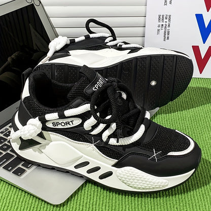 Women's Lightweight Running Shoes - Breathable Mesh  PU Foam Upper, Neutral Support Design, All-Season Comfort with Durable Rubber Sole for Gym, Walking, Casual Wear - White  Beige, Gym Trainers   Sleek Trainers   Fabric In