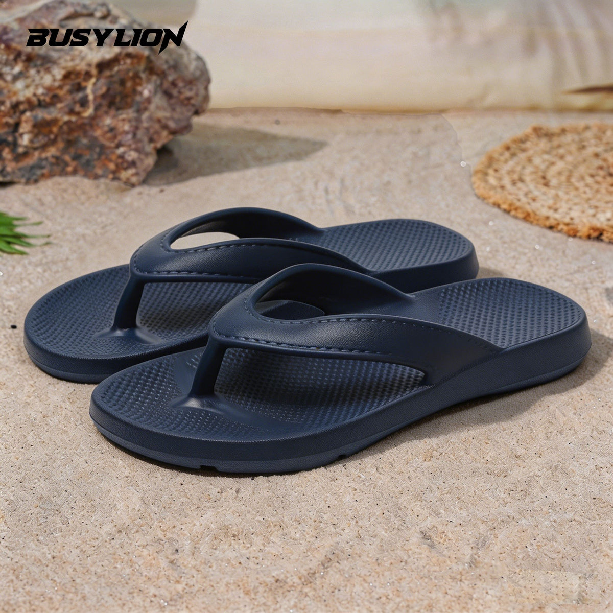Men’s Minimalist EVA Flip-Flops for Casual All-Season Wear