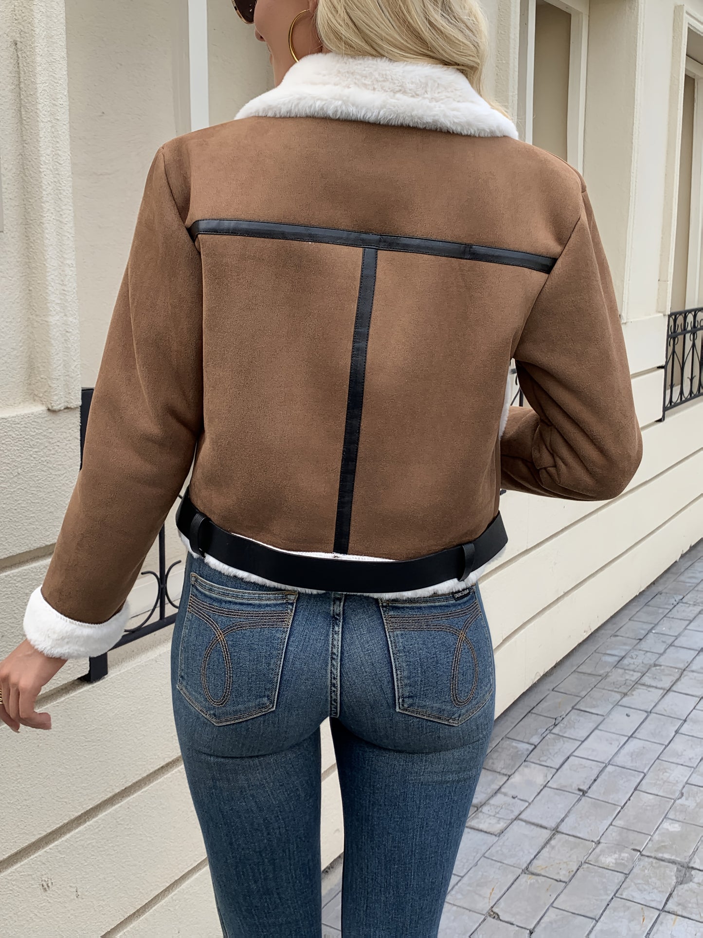 Women's Elegant Thick coats - Structured non-stretch outerwear, Zipper Closure, Machine Washable Winter Jacket for Fall/Winter, Chic Cold Weather Outerwear for Everyday & Formal Events, Fall Coat, Highquality Fabric, Durable