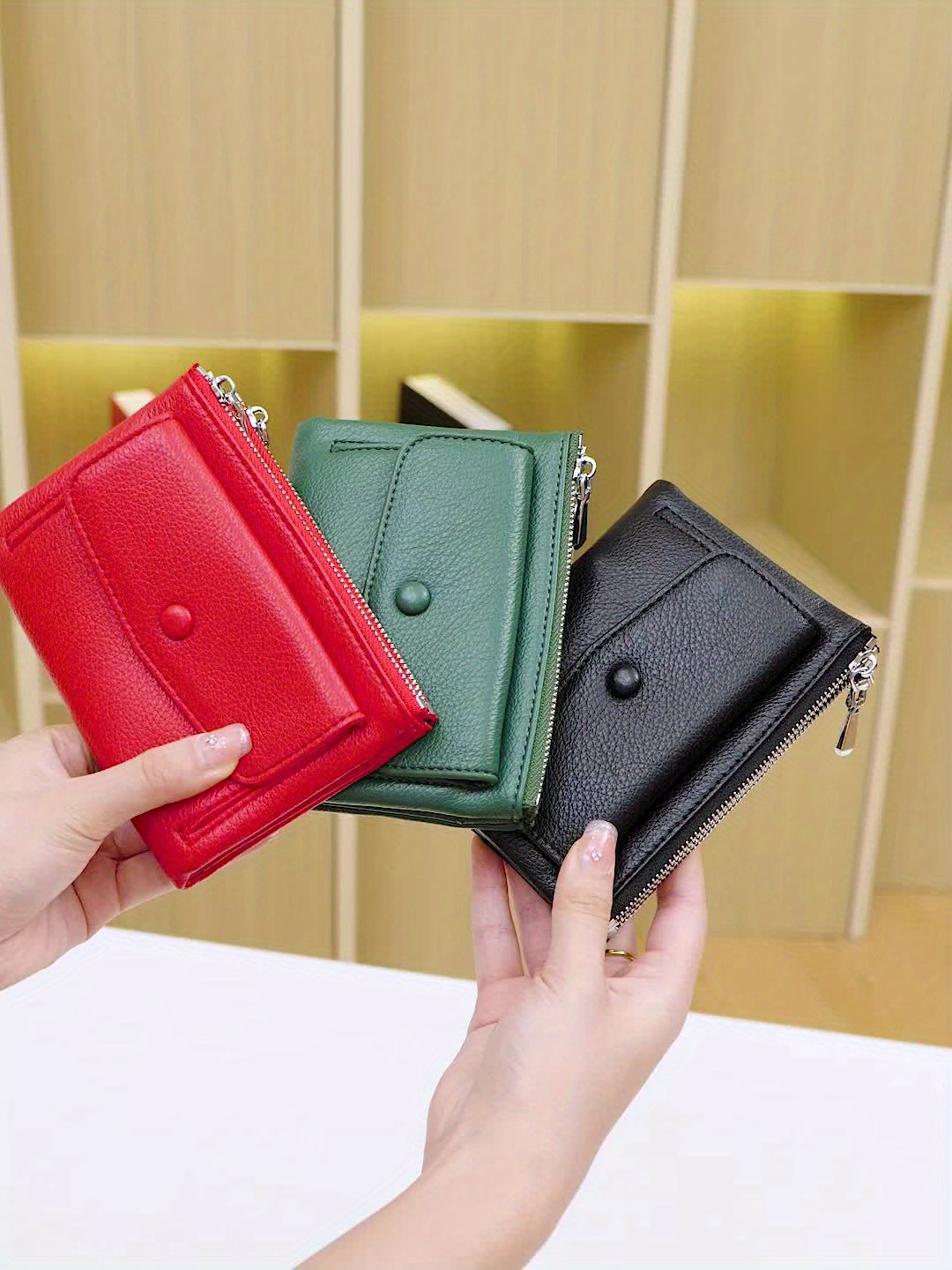 MIYIN Women's Wallet - Large Capacity Double Zipper Credit Card Holder with Coin Pocket, Lightweight Handbag for ID, Cash & Keys, Minimalist for daily Commute & Travel, Easy-Care Design for busy Ladies